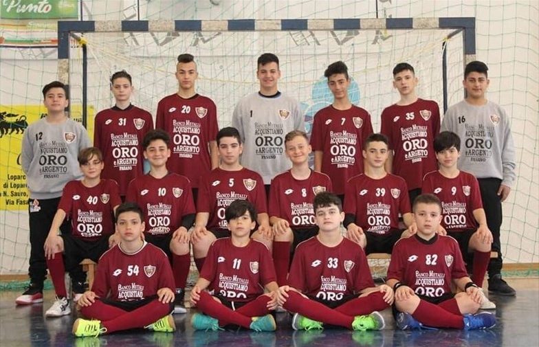 squadra Under 15 Pallamano Serra
