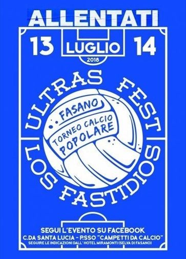 “Ultras Fest 2018” con i Los Fastidios in concerto