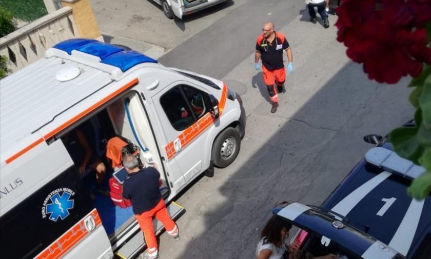 Incidente tra via Messina e via Ponza a Torre Canne