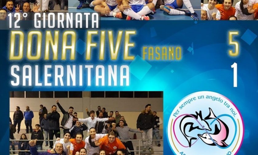 Inarrestabile Dona Five Fasano: settimo successo di fila per le ragazze di mister Pannarale