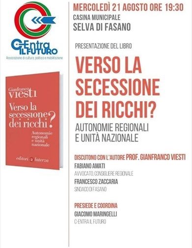 presentazione del libro dell’economista Gianfranco Viesti