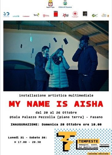 “Festival Tempeste”: installazione multimediale “My name is Aisha”