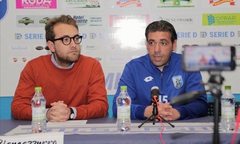 la conferenza stampa di presentazione della partita Fasano- Nardò