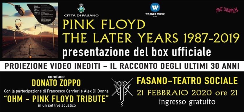 “Pink Floyd-The Later Years 1987-2019”