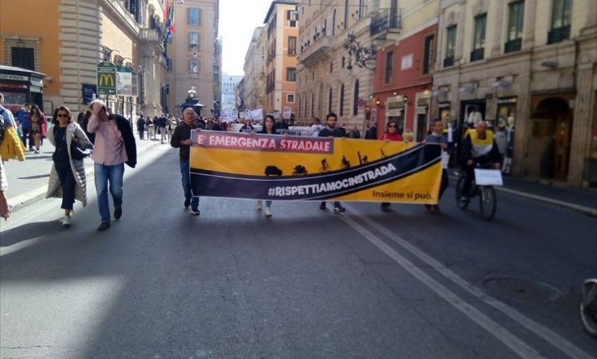 L’ass.ne Flavio Arconzo alla manifestazione “Rispettiamoci in strada” a Roma