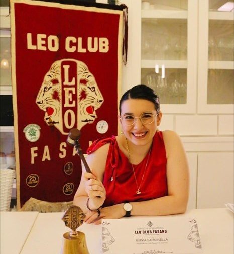 Mirka Sarcinella è il nuovo presidente del Leo Club Fasano