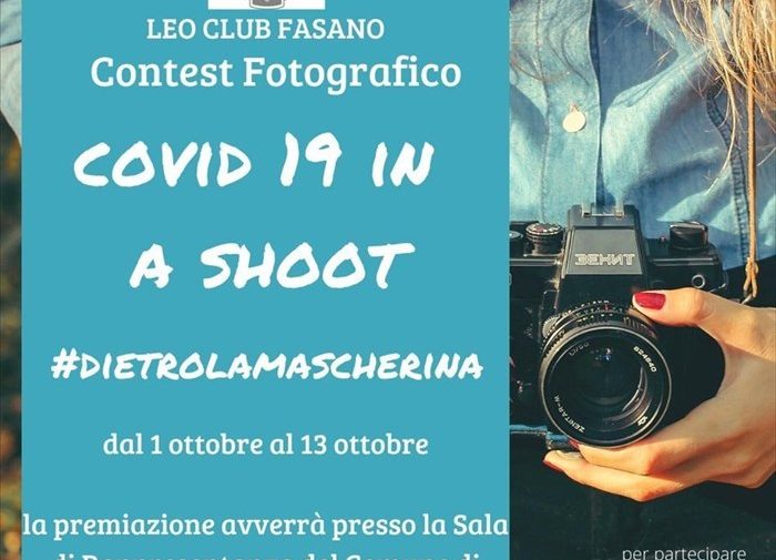 contest fotografico Leo Club Fasano "Covid-19 in a shoot"