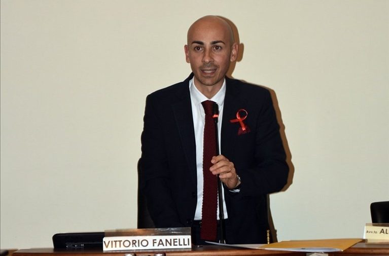 il nuovo Presidente del Consiglio Comunale Vittorio Fanelli